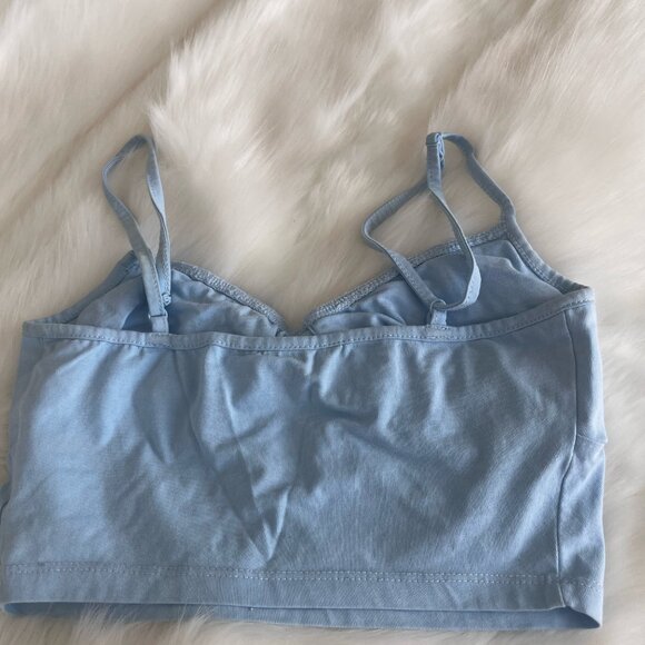 Blue Crop Top - Picture 3 of 4